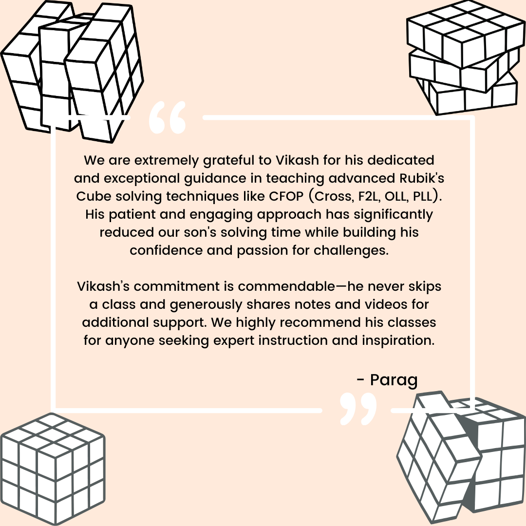 Rubik's Cube / Speed Cubing Coaching (45-Minute)